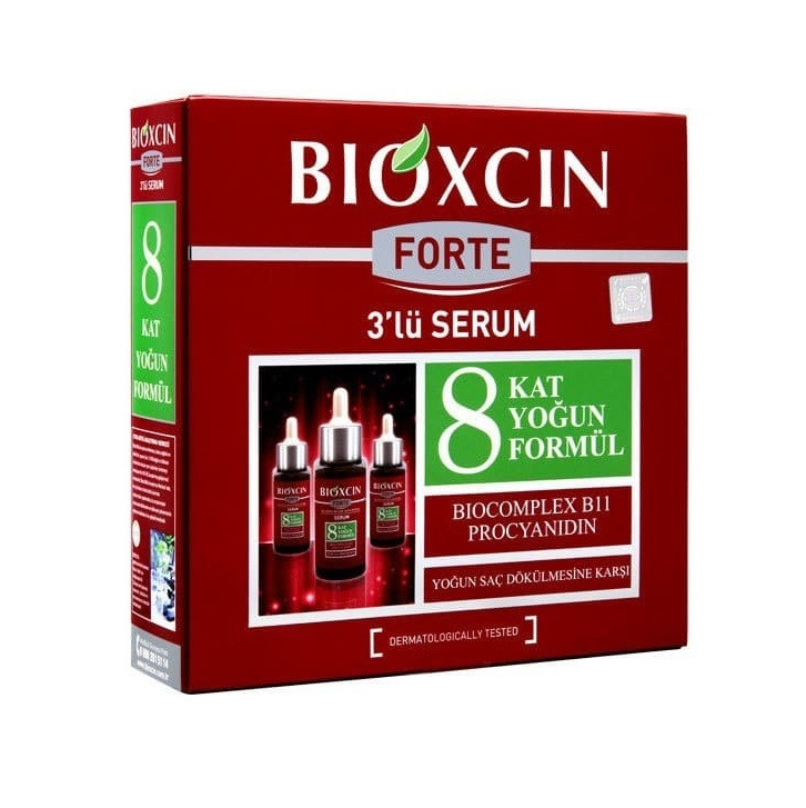 پک 3 عددی سرم مو ضد ریزش بیوکسین BIOXCIN مدل FORTE حجم 50 میل