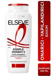 شامپو لورال Loreal موهای آسیب دیده و ضعیف 5 کاره مدل Komple Onarici حجم 300