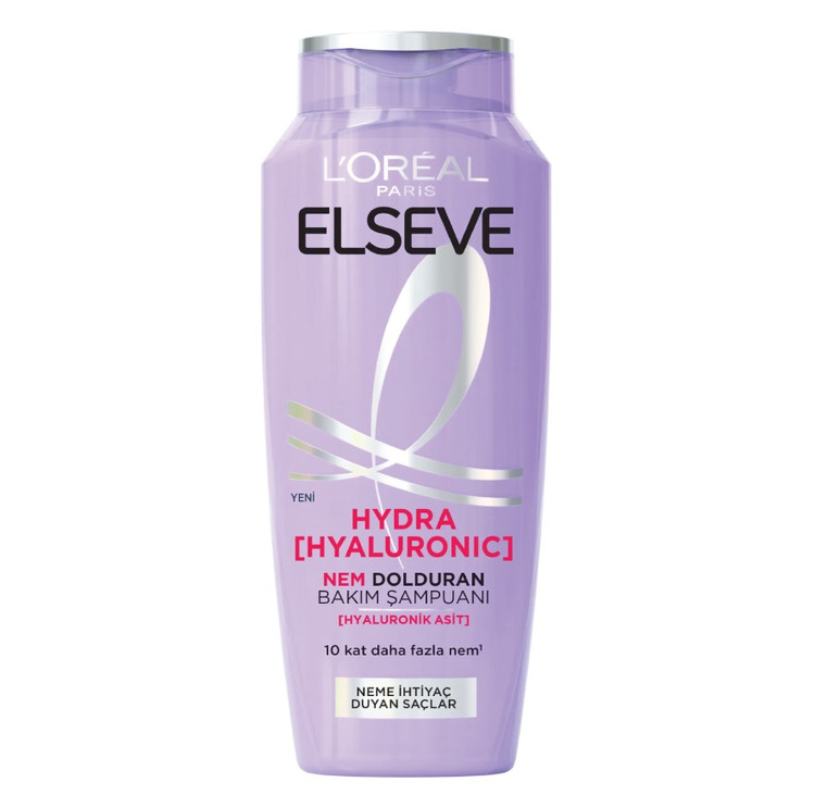 شامپو لورال Loreal مرطوب کننده و آبرسان موهای خشک مدل Hydra Hyaluronic حجم 300 میل