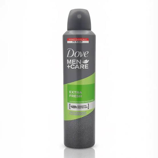 اسپری دئودورانت و ضد تعریق مردانه داو (Dove) سبز مدل Men+Care EXTRA FRESH حجم 250 میلی لیتر