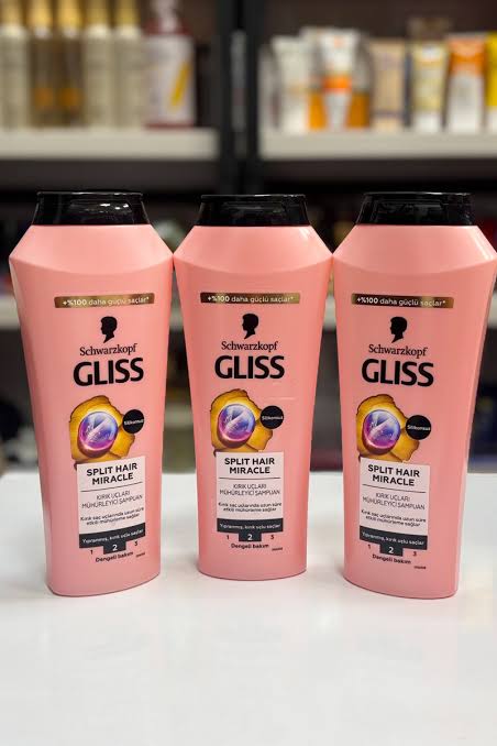 شامپو گلیس (Gliss) مدل Split Ends Miracle - ترمیم‌کننده موخوره (400 میلی‌لیتر) 💖✨