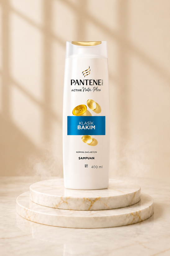 شامپو کلاسیک پنتن Pantene مدل Klasik Bakım برای موهای نرمال Normal حجم 400 میل