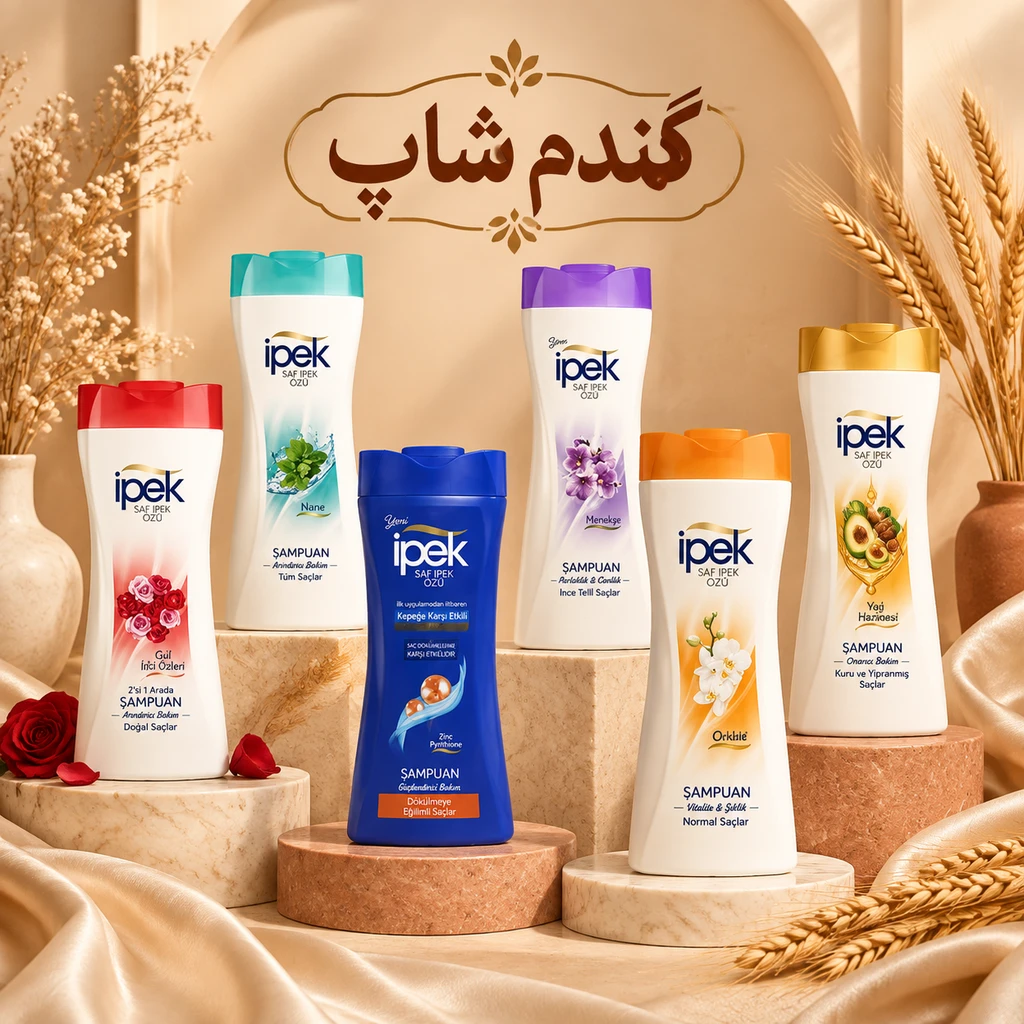 شامپو ایپک ترکیه اصل 480 میل (انتخاب بر اساس نوع مو)