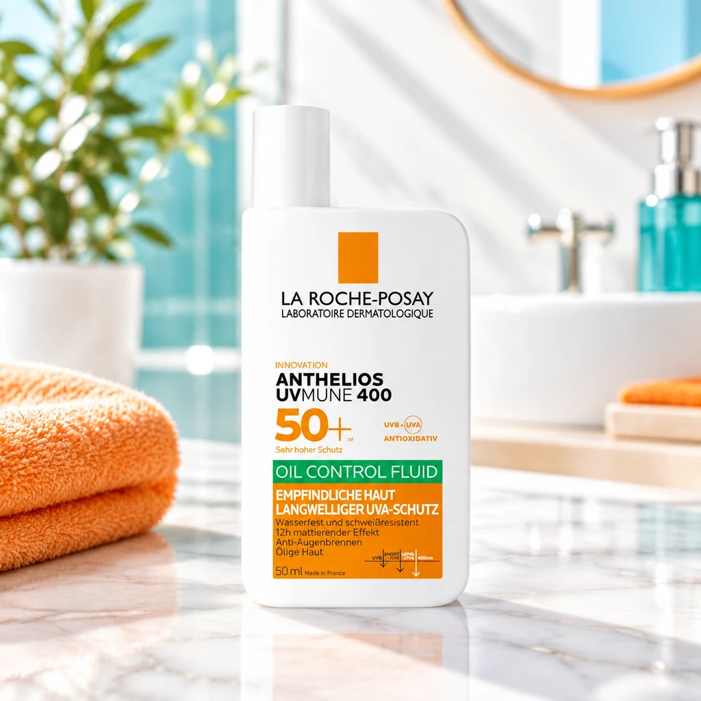 ضد آفتاب فلوئیدی پوست چرب لاروش پوزای La Roche-Posay مدل Fluide Oil Control حجم 50 میل